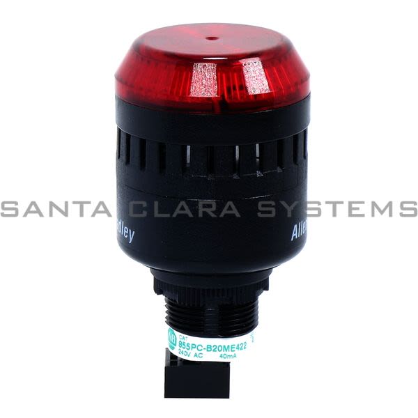 Allen Bradley 855PC-B20ME422 Sounder With Red LED Beacon Product Image