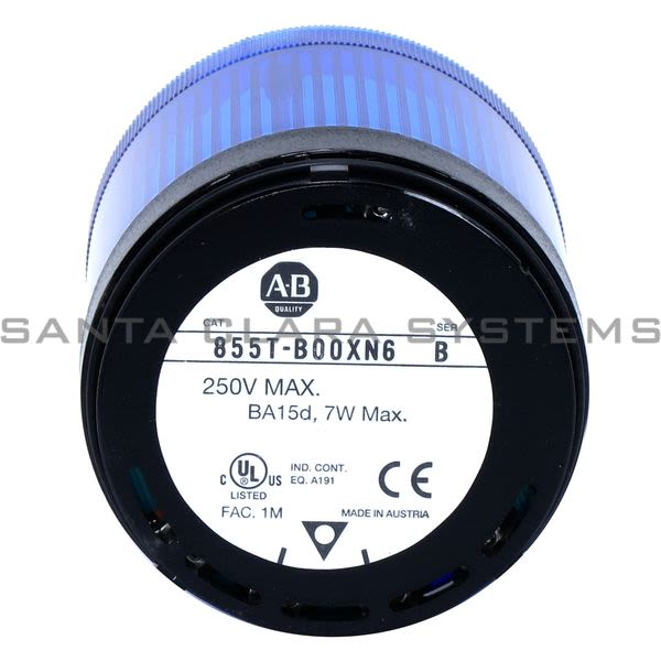 Allen Bradley 855T-B00XN6 Control Tower Stack Light Product Image