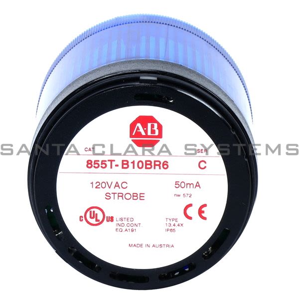 Allen Bradley 855T-B10BR6 Blue Strobe 120V Product Image
