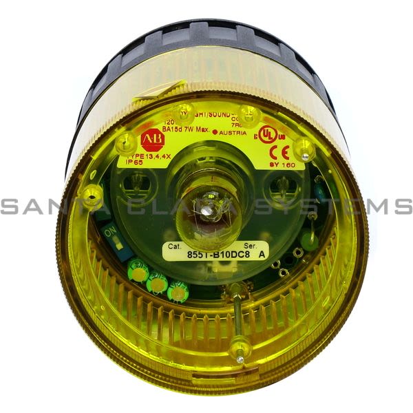 Allen Bradley 855T-B10DC8 Control Tower Stack Light Product Image
