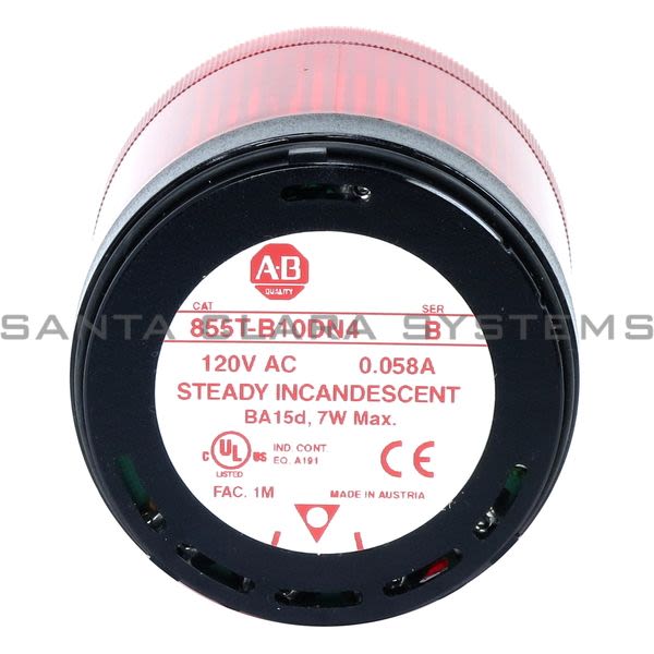 Allen Bradley 855T-B10DN4  Control Tower Stack Light Product Image