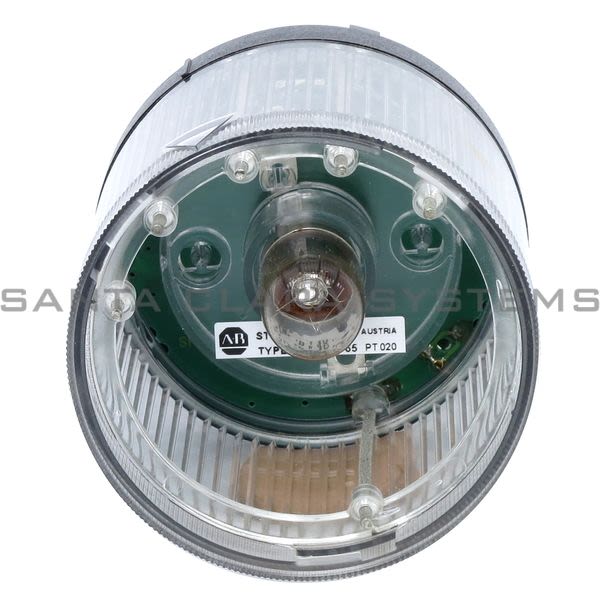 Allen Bradley 855T-B10DN7 Stack Light Clear 120VAC 7W. Steady Product Image