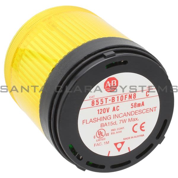 Allen Bradley 855T-B10FN8 Control Tower Stack Light Product Image