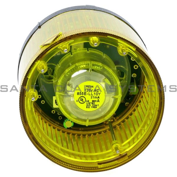 Allen Bradley 855T-B10GL8 Tower Light Module Yellow Product Image