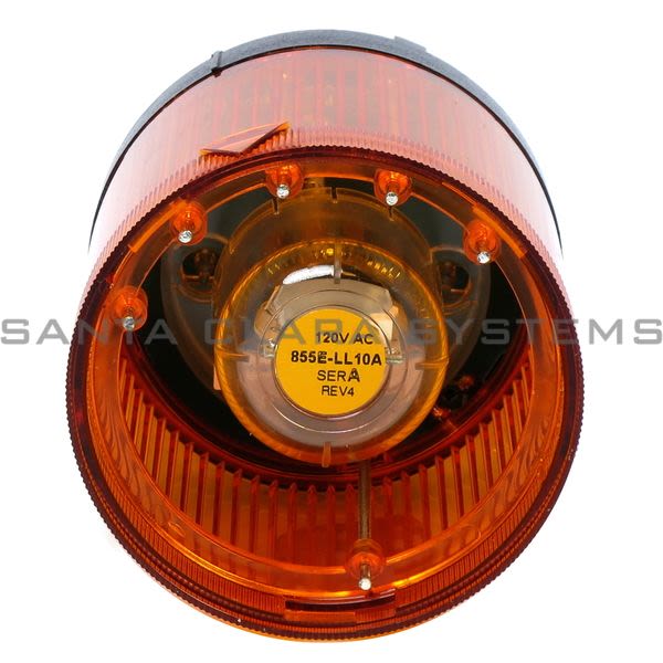 Allen Bradley 855T-B10TL5 Control Tower Stack Light | Amber Steady LED Product Image