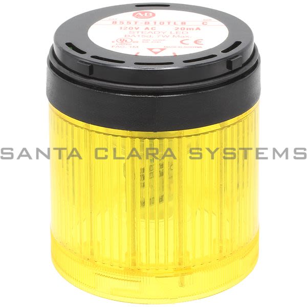 Allen Bradley 855T-B10TL8 Control Tower Stack Light Product Image