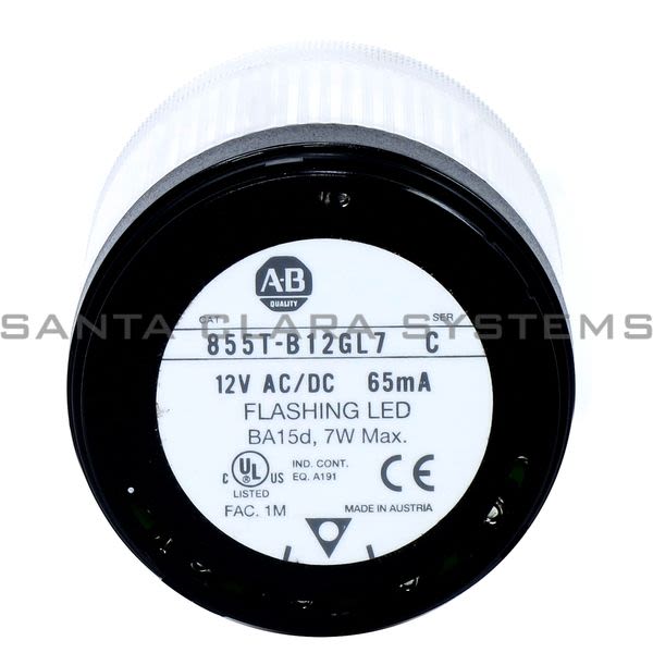 Allen Bradley 855T-B12GL7 Control Tower Stack Light Product Image