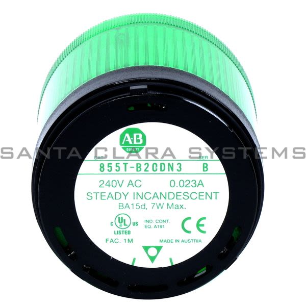Allen Bradley 855T-B20DN3 Stack Light Product Image