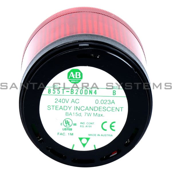 Allen Bradley 855T-B20DN4 Stack Light Product Image