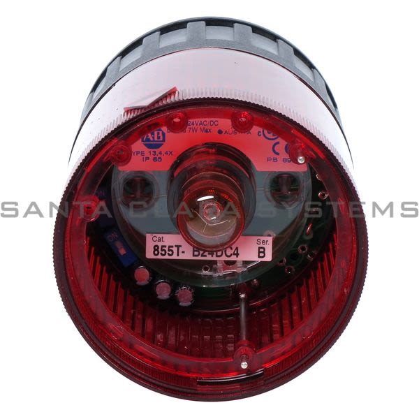 Allen Bradley 855T-B24DC4 Stack Light Red Product Image