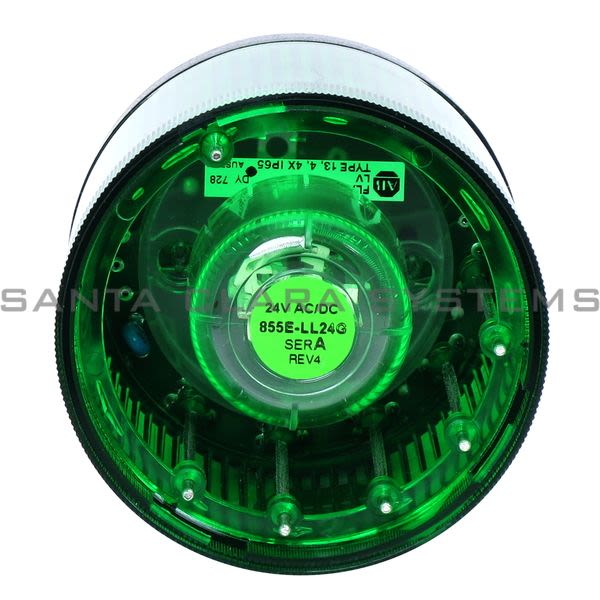 Allen Bradley 855T-B24GL3 Control Tower Light Stack | Green Product Image