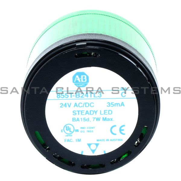 Allen Bradley 855T-B24TL3 Control Tower Stack Light Green Product Image