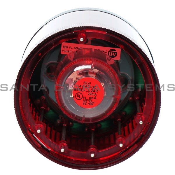 Allen Bradley 855T-B24TL4 Control Tower Stack Light Red Product Image