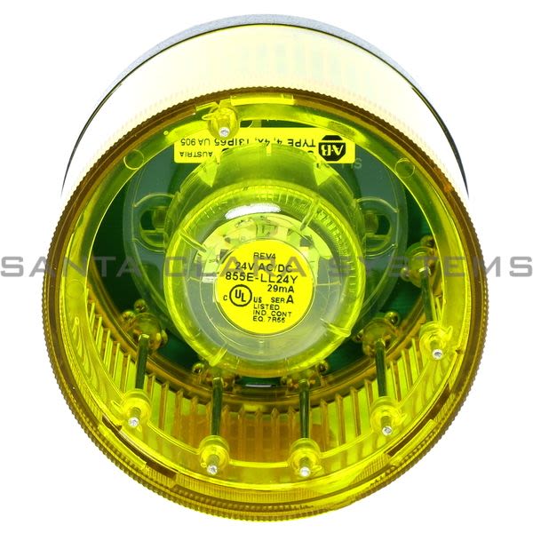Allen Bradley 855T-B24TL8 Control Tower Stack Light Yellow Product Image
