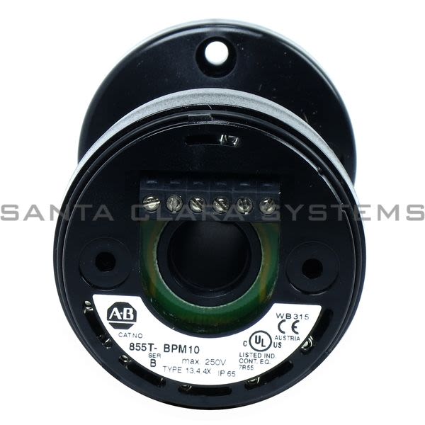 Allen Bradley 855T-BPM10 Pole Mount Base Black Product Image