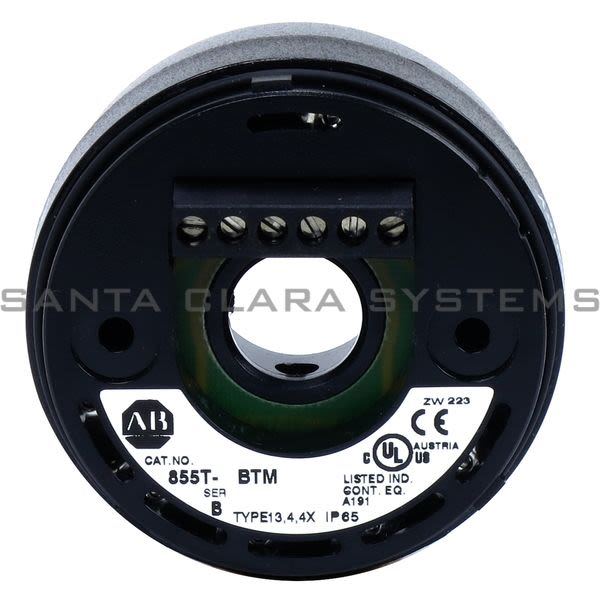 Allen Bradley 855T-BTM Tube Mount Base Black Product Image