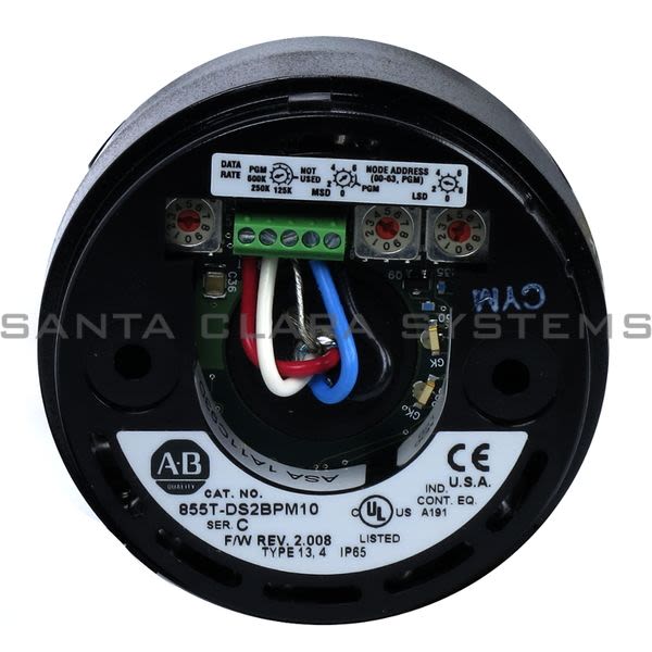 Allen Bradley 855T-DS2BPM10 Control Tower Stack Light Product Image
