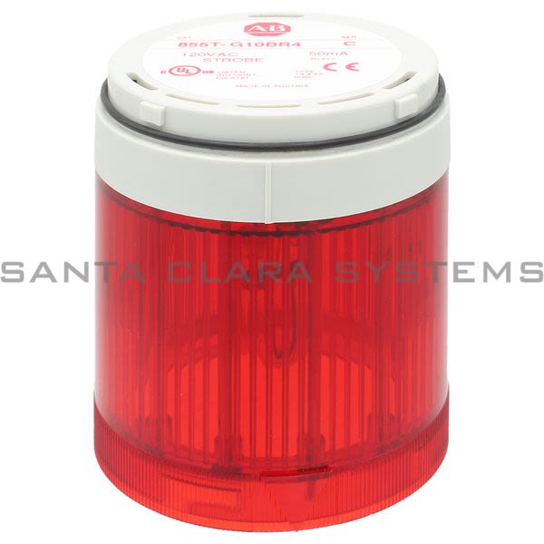 Allen Bradley 855T-G10BR4 Control Tower Stack Light | Strobe Red Product Image