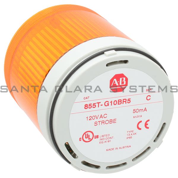 Allen Bradley 855T-G10BR5 Control Tower Stack Light Product Image