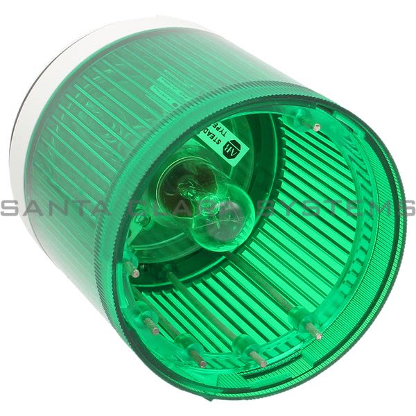 Allen Bradley 855T-G10DN3 Control Tower Stack Light | Green Steady Incandescent Product Image