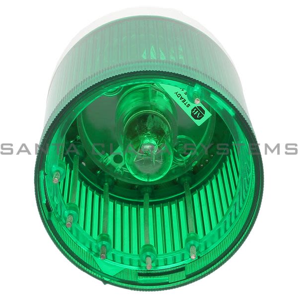 Allen Bradley 855T-G10DN3 Control Tower Stack Light | Green Steady Incandescent Product Image