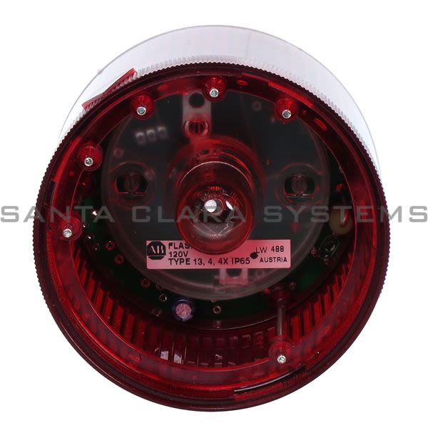 Allen Bradley 855T-G10FN4 Red Flashing Light Product Image