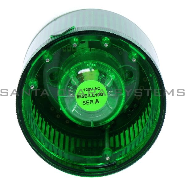Allen Bradley 855T-G10TL3 Control Tower Stack Light| Steady LED Green Product Image