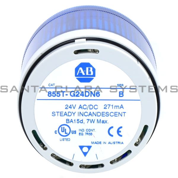 Allen Bradley 855T-G24DN6 Control Tower Stack Light Product Image