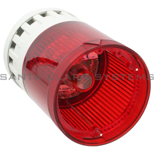 Allen Bradley 855T-G24FC4 Stack Light Beacon With Sound | Red Product Image