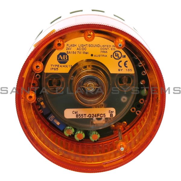Allen Bradley 855T-G24FC5 Stack Light Beacon With Sound Product Image