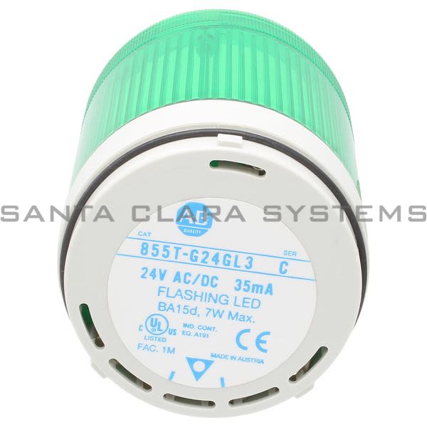 Allen Bradley 855T-G24GL3 Control Tower Stack Light Product Image