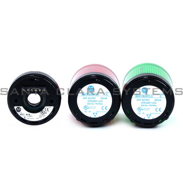 Allen Bradley 855TC-B24Y4Y3 Pre-Assembled Control Tower Stack Light Product Image