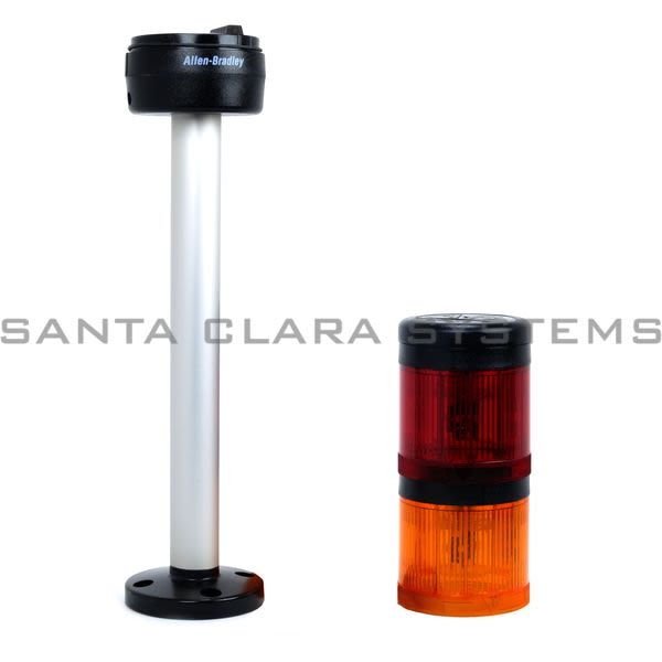 855TEB24Y5Y4 Allen Bradley Tower Light Stack Assembly Amber / Red 24V