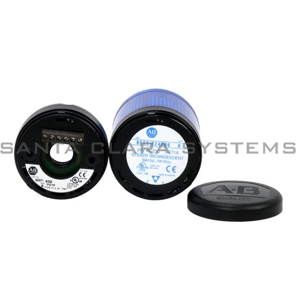 Allen Bradley 855TS-B24D6 Blue Tower Light Assembly Product Image