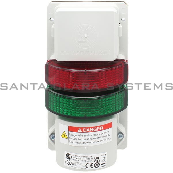 Allen Bradley 855W-C24Y3L4P1 Wall Mount Signal Light Product Image