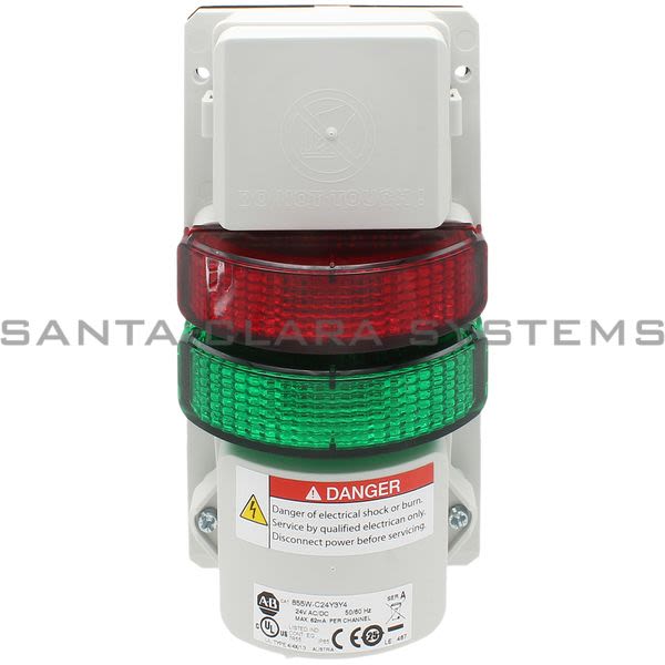 Allen Bradley 855W-C24Y3Y4 Wall Mount Signal Light Product Image