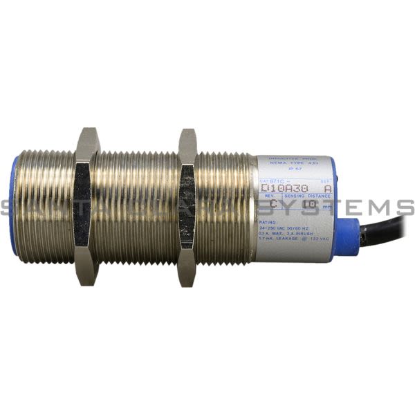 Allen Bradley 871C-D10A30 AC, M30, 10mm, SH, NC, 2m Cable, Plastic Product Image