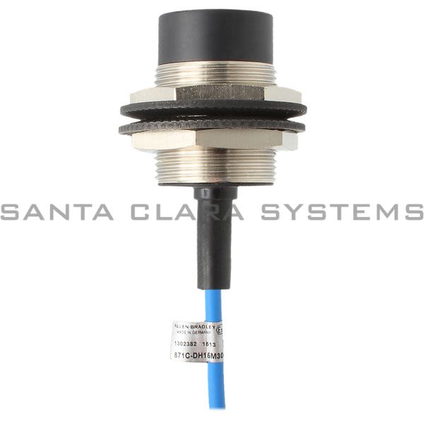 Allen Bradley 871C-DH15M30-A2 Proximity Sensor, 2-Wire Namur, Tubular:Nickel Plated Brass, 30mm Diameter, 15mm Sensing Distance, Namur Output, PVC Cab Product Image