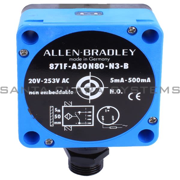 Allen Bradley 871F-A50N80-N3 Proximity Sensor Product Image