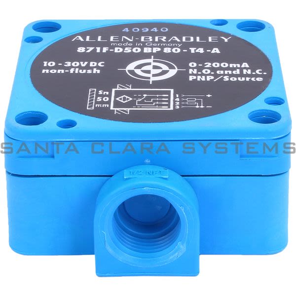 Allen Bradley 871F-D50BP80-T4 Proximity Switch Product Image