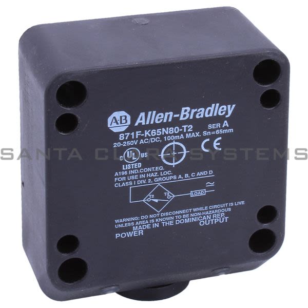Allen Bradley 871F-K65N80-T2 Proximity Switch Product Image