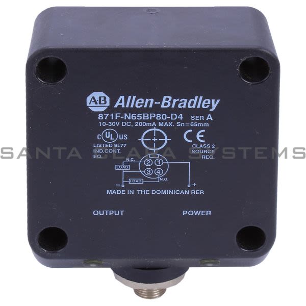 Allen Bradley 871F-N65BP80-D4 Proximity Switch Product Image
