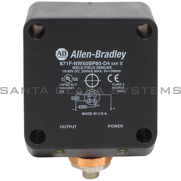 Allen Bradley 871F-NW50BP80-D4 Proximity Sensor Product Image