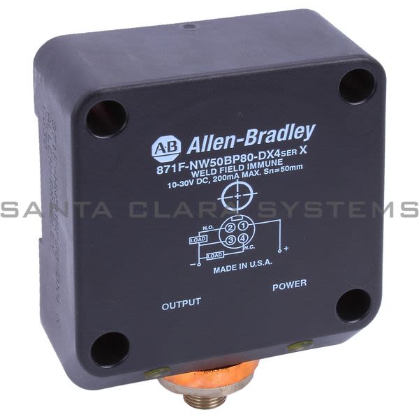 Allen Bradley 871F-NW50BP80-DX4 Proximity Switch Product Image