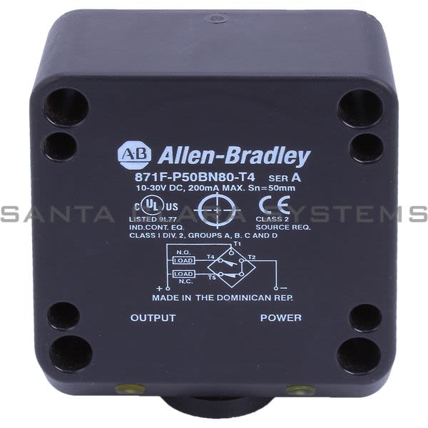 Allen Bradley 871F-P50BN80-T4 Proximity Switch Product Image