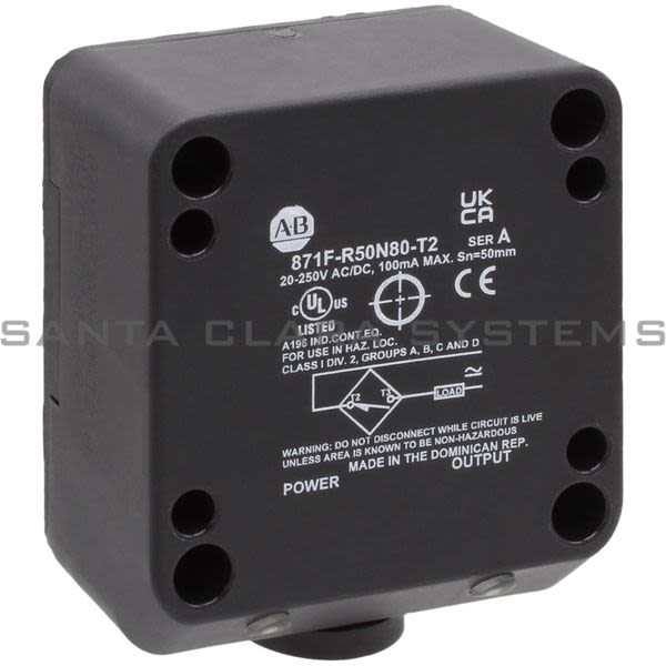 Allen Bradley 871F-R50N80-T2 Proximity Senor Product Image