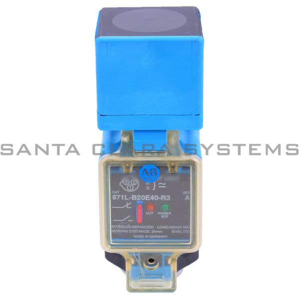 Allen Bradley 871L-B20E40-R3 Proximity Switch Product Image