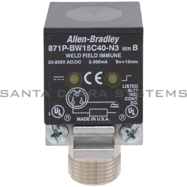 Allen Bradley 871P-BW15C40-N3 Proximity Sensor Product Image
