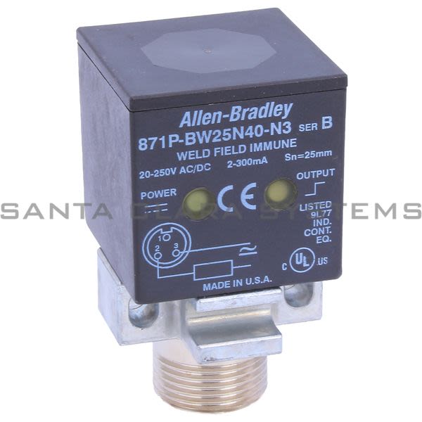 Allen Bradley 871P-BW25N40-N3 Proximity Sensor | Versacube Product Image
