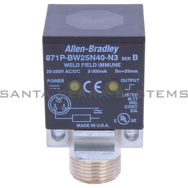 Allen Bradley 871P-BW25N40-N3 Proximity Sensor | Versacube Product Image